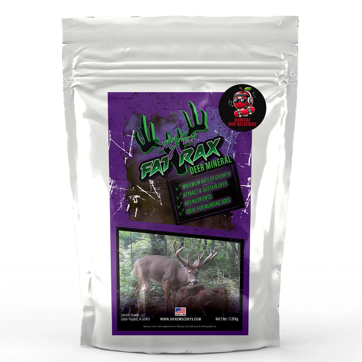 Fat Rax Deer Mineral - Radical Red Delicious