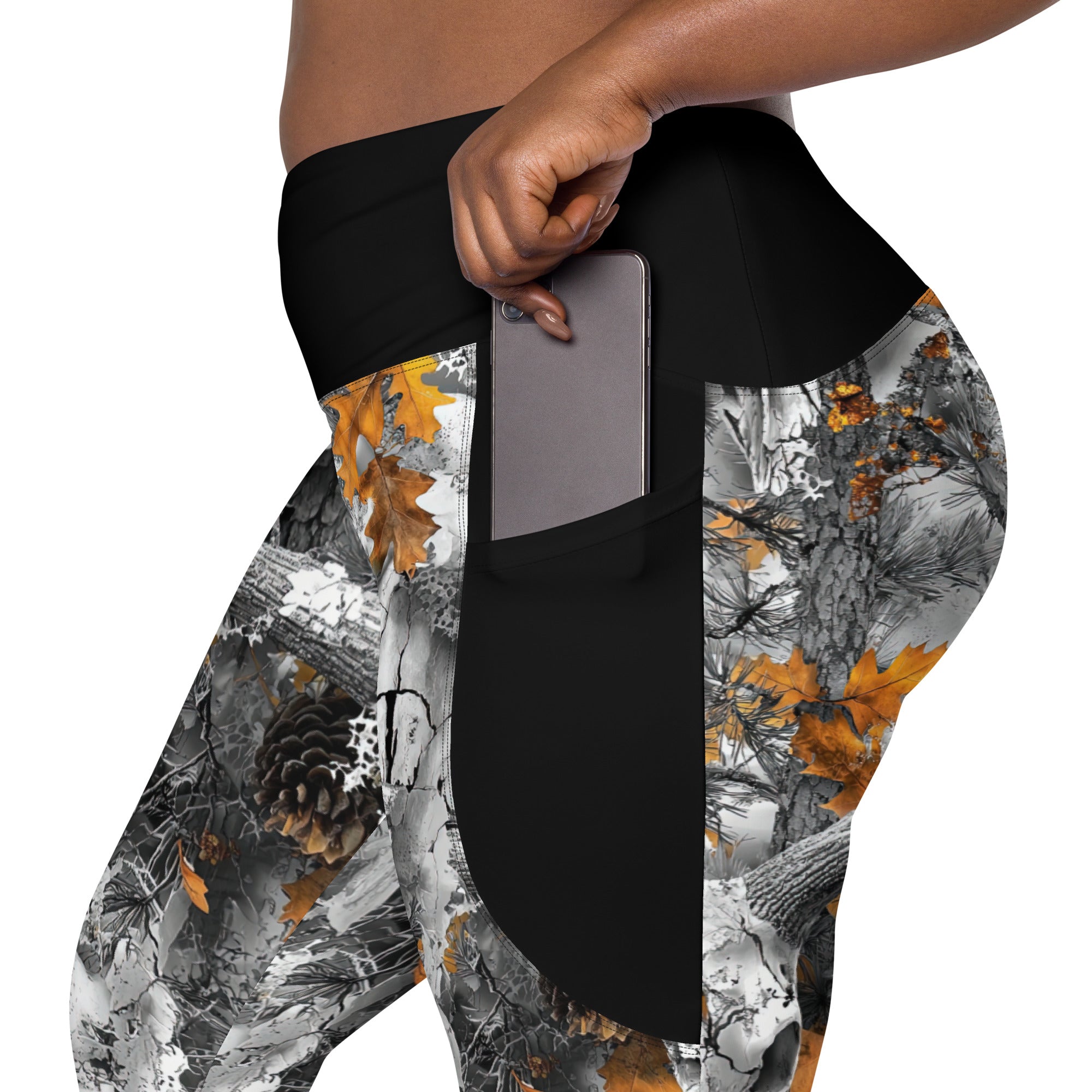 The Casual Camo Company Skull Camo Leggings with pockets