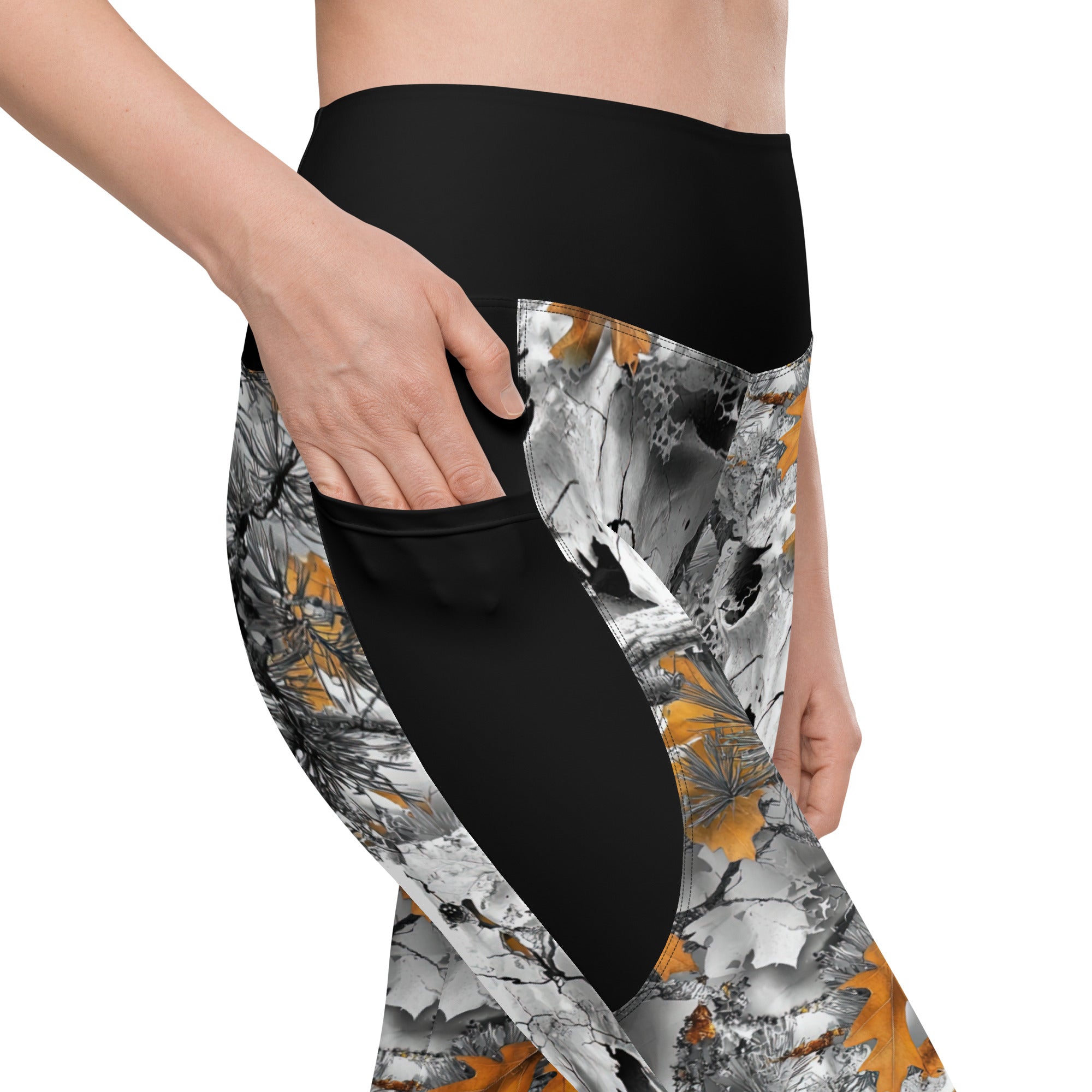 The Casual Camo Company Skull Camo Leggings with pockets