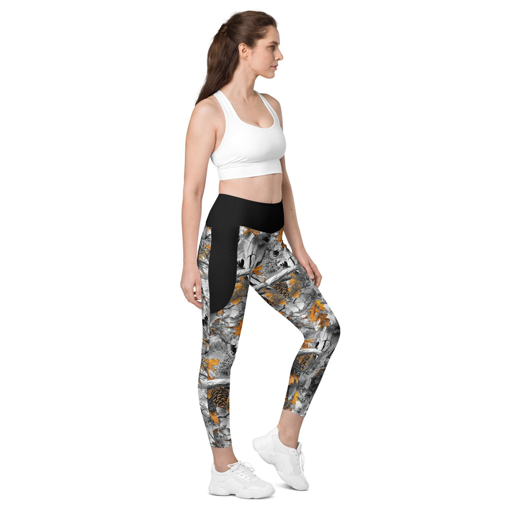 The Casual Camo Company Skull Camo Leggings with pockets