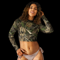 HedgeRow CamoLong-Sleeve Crop Top