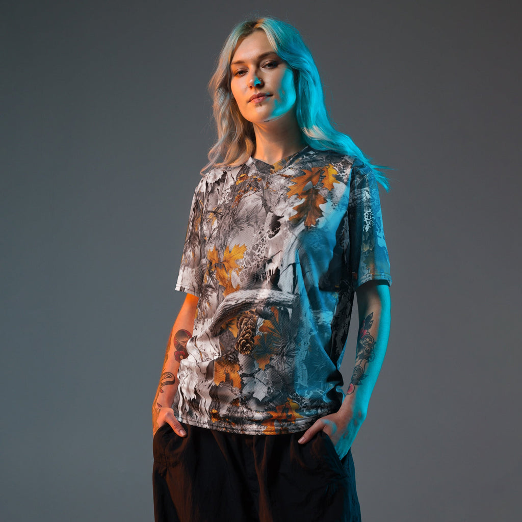 The Casual Camo Company Skull Camo Recycled Sports Shirt