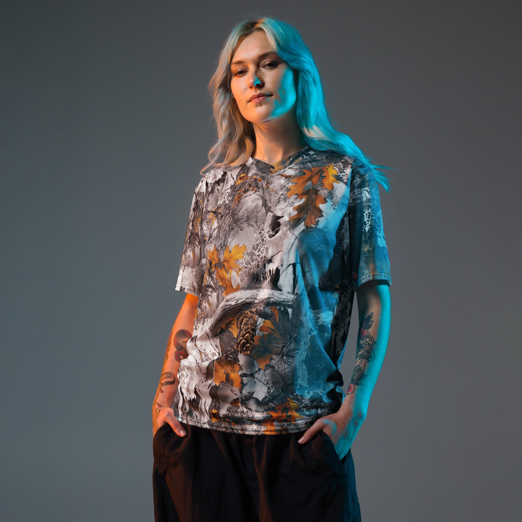 The Casual Camo Company Skull Camo Recycled Sports Shirt