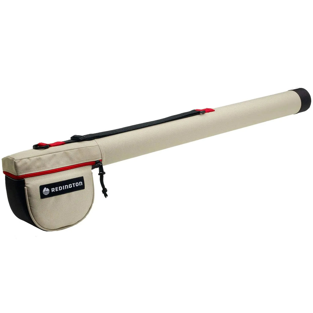 Redington Fly Rod Travel Case Plastic Reinforced Caps Adjustable Shoulder Strap Single 136" 4PC
