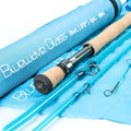 M MAXIMUMCATCH Maxcatch Fiberglass Fly Fishing Rod: 3wt/ 5wt/ 6wt/8wt in BlueOrange Purple or Transparent (Bluewave Saltwater 8wt 8 4pcs)